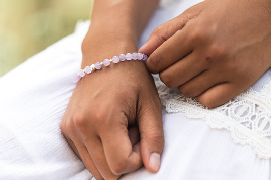 Bacchus Bracelet (Intuition and inner peace) Milky Amethyst