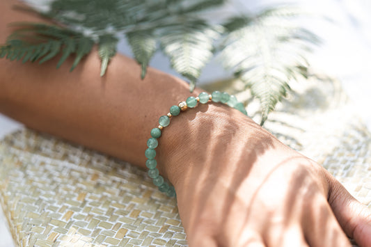 Persephone Bracelet (Abundance and Career Success) Green Aventurine