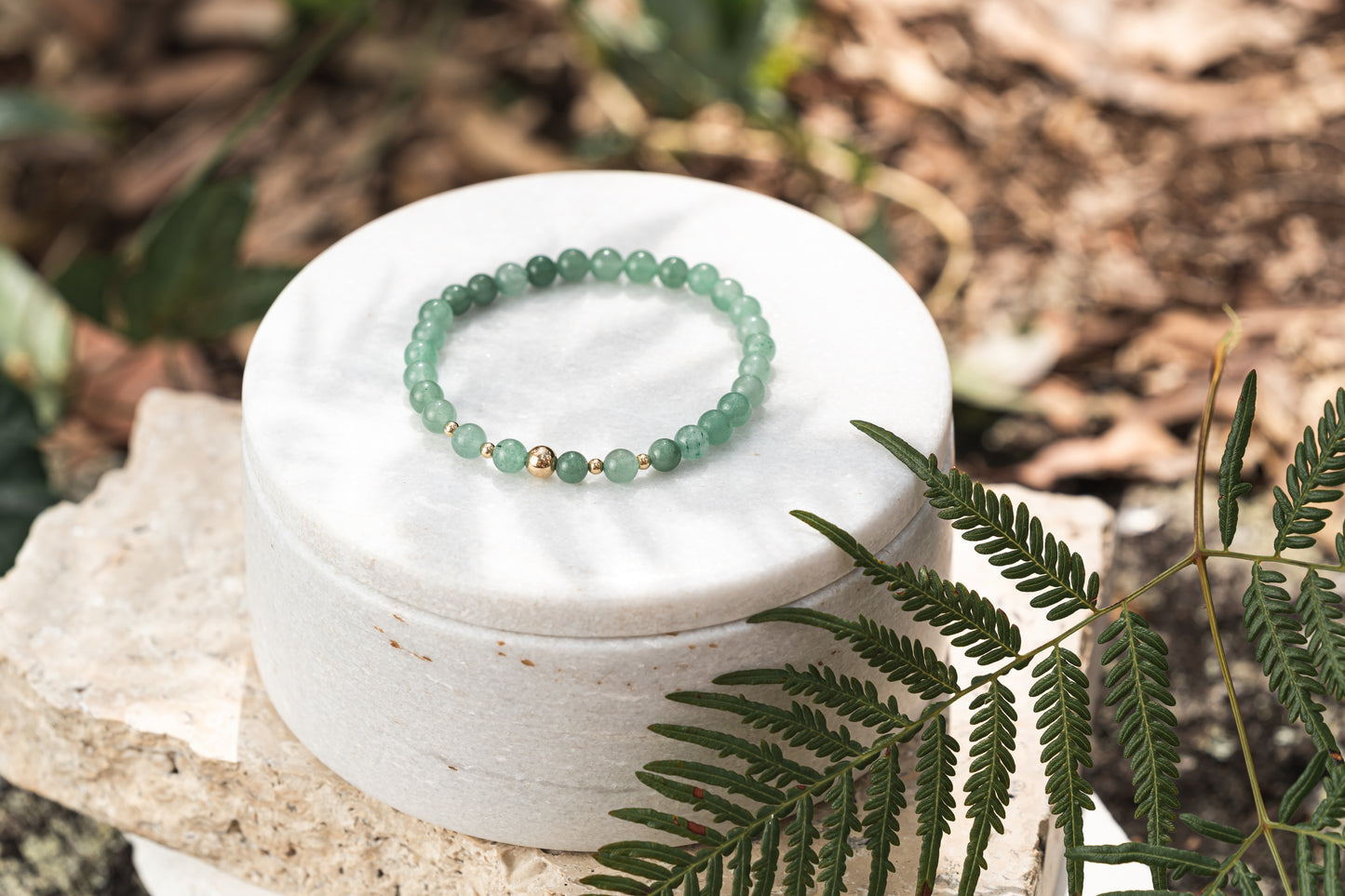 Persephone Bracelet (Abundance and Career Success) Green Aventurine