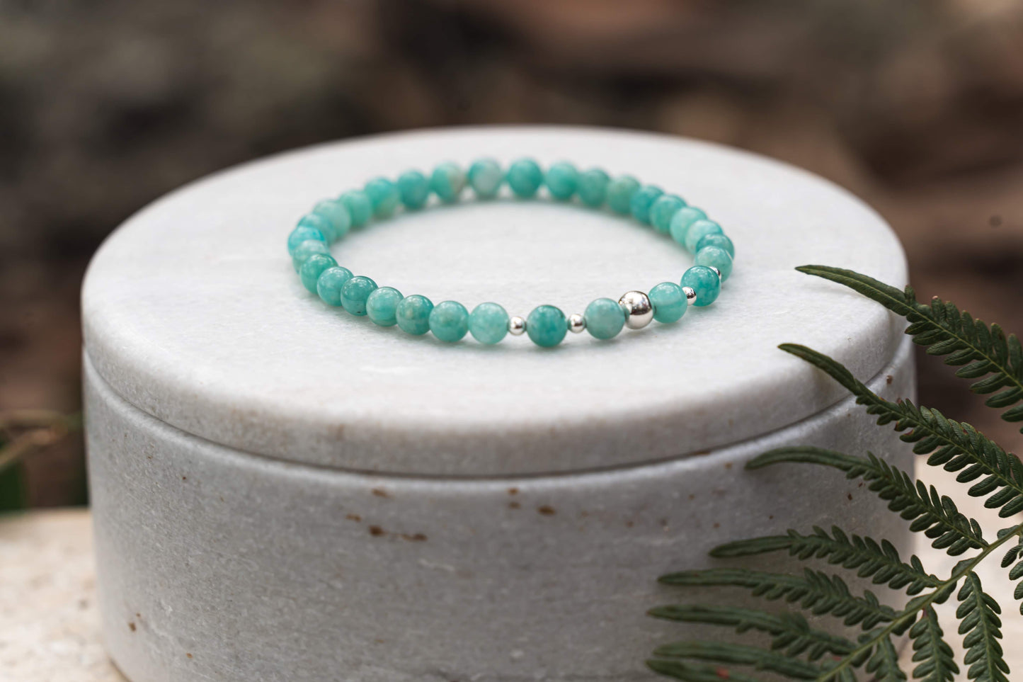 Athena Bracelet (healing, wisdom and courage) Amazonite
