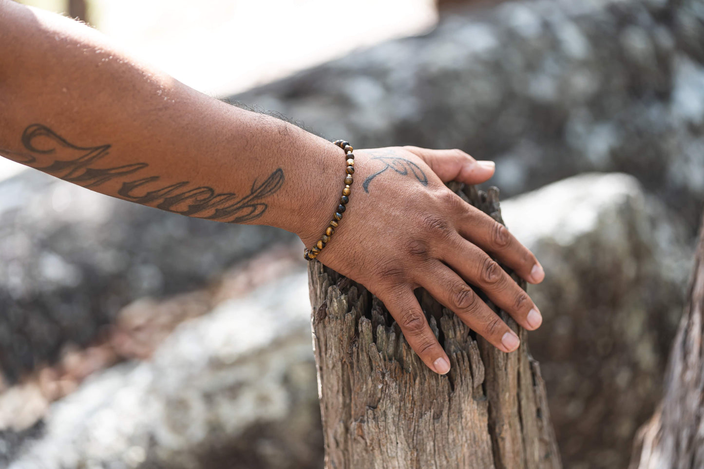 Dionysus Bracelet (Will Power and Confidence) Tiger Eye