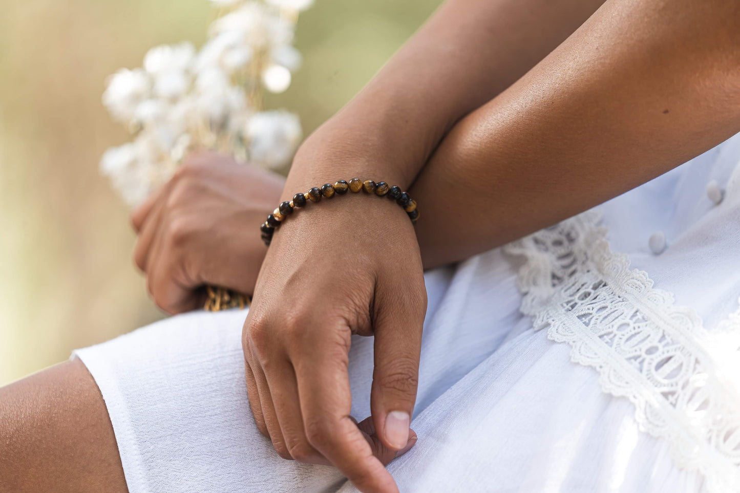 Dionysus Bracelet (Will Power and Confidence) Tiger Eye