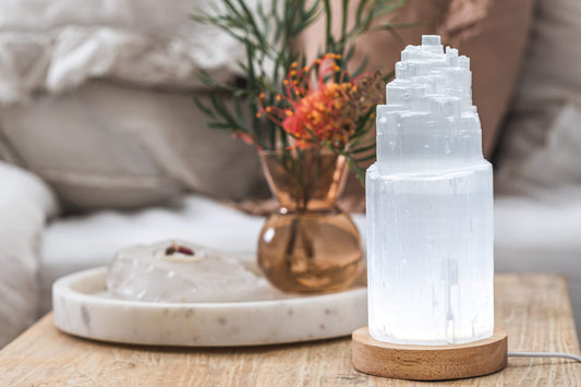 Selenite Lamp