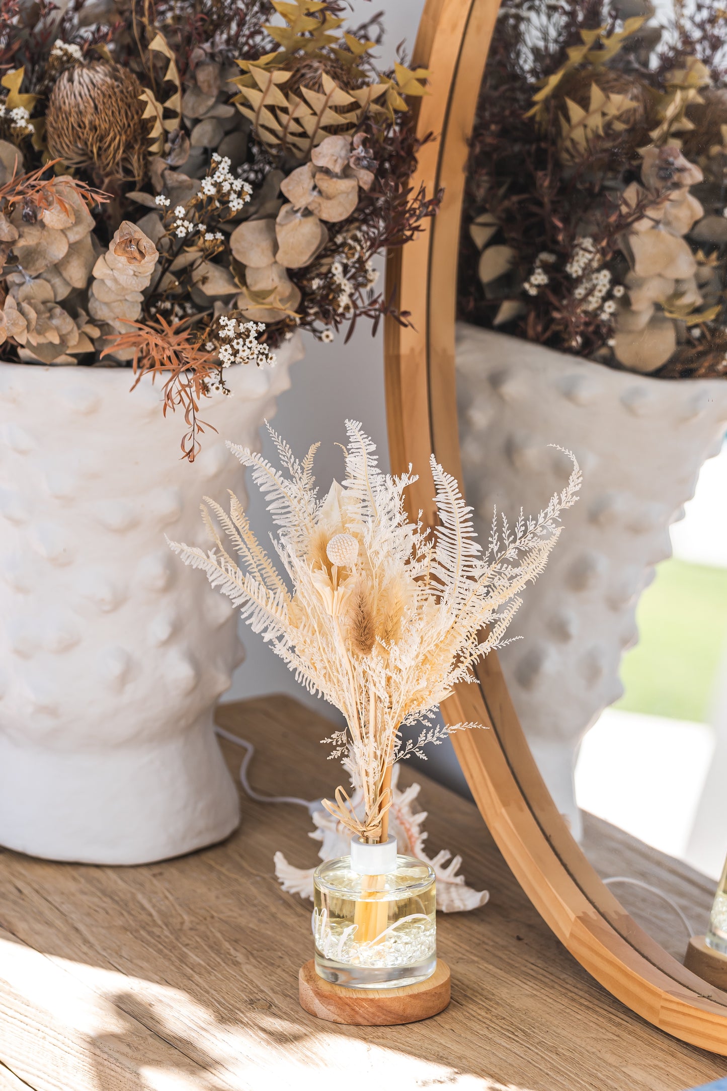 Clear Quartz Crystal Reed Diffuser