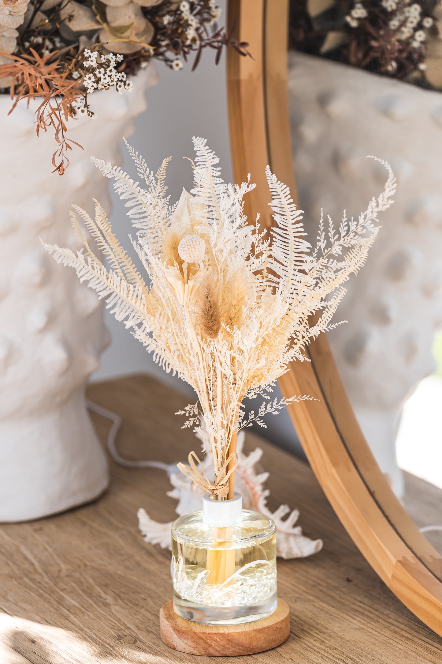 Clear Quartz Crystal Reed Diffuser