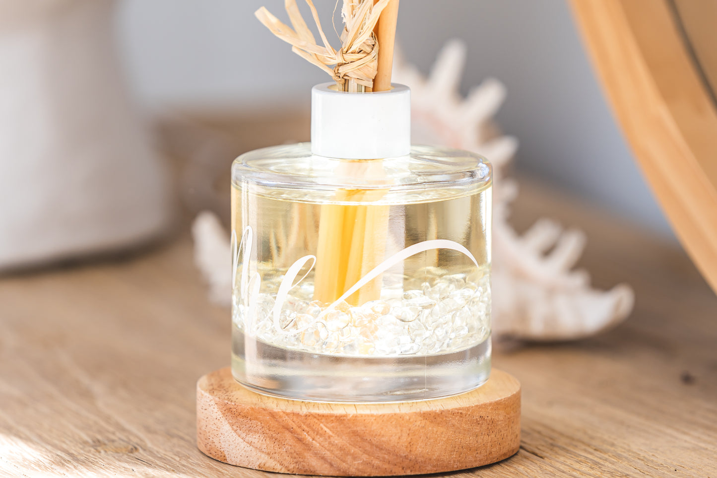 Clear Quartz Crystal Reed Diffuser