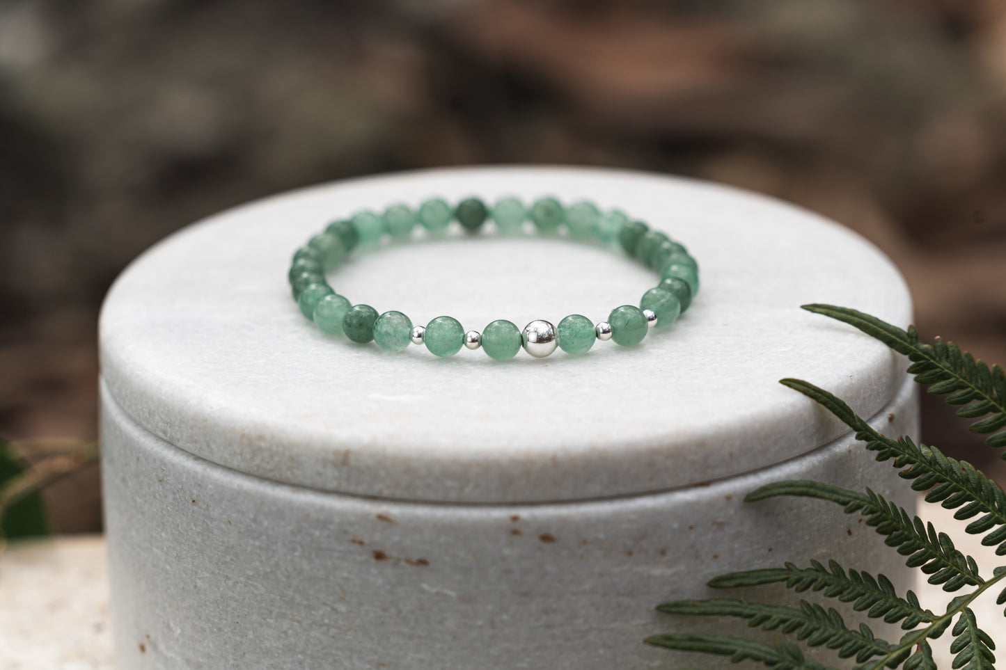 Persephone Bracelet (Abundance and Career Success) Green Aventurine