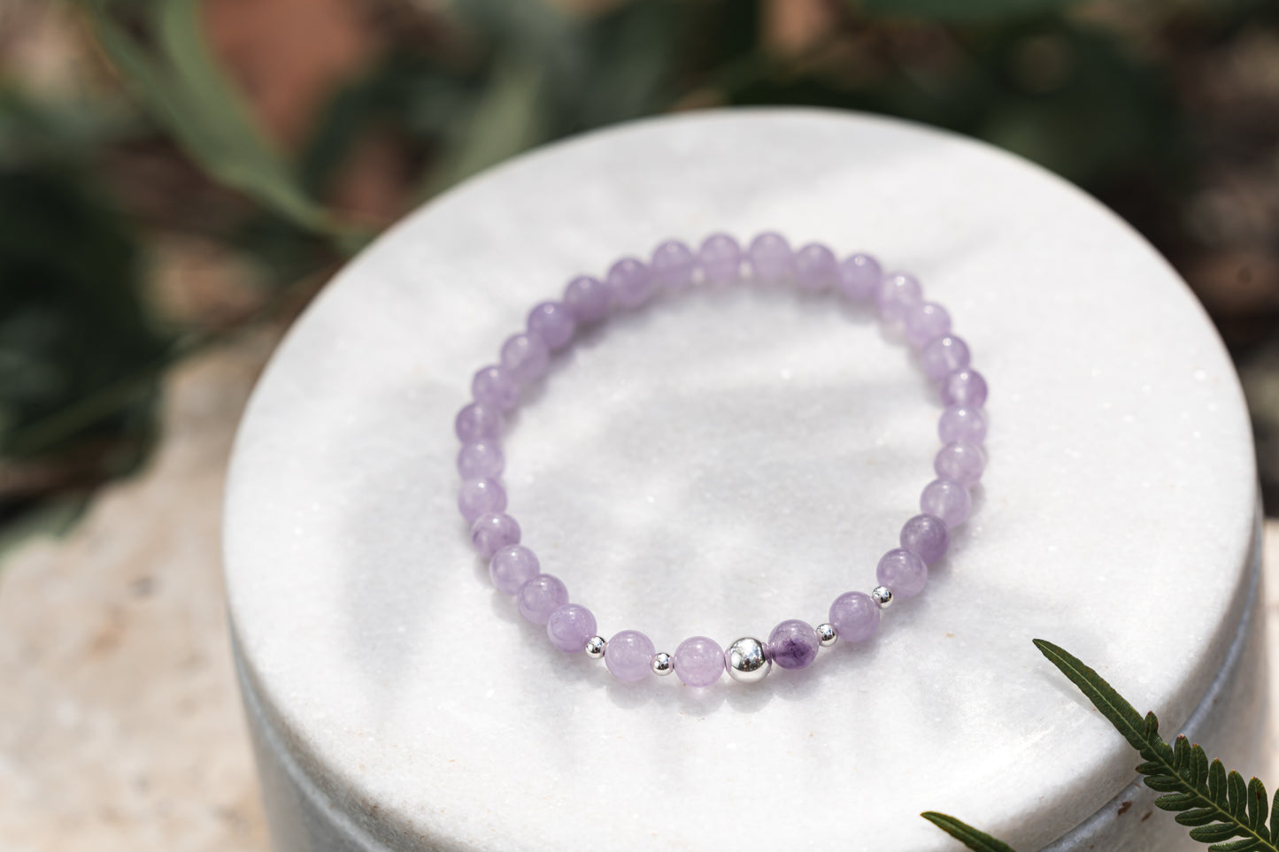 Bacchus Bracelet (Intuition and inner peace) Milky Amethyst
