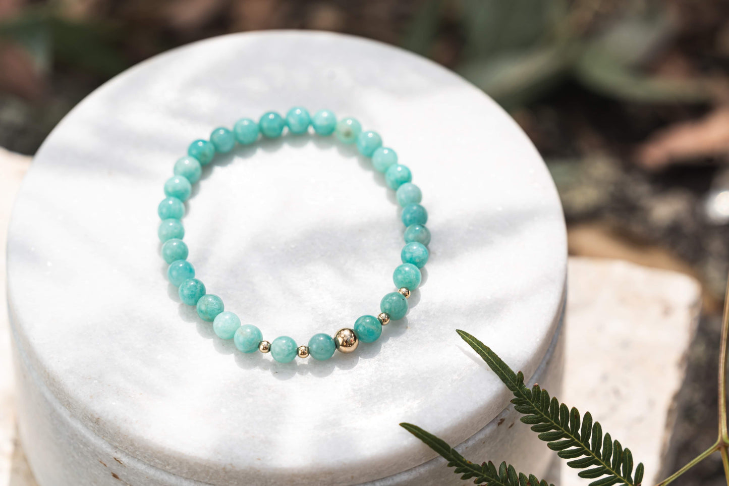 Athena Bracelet (healing, wisdom and courage) Amazonite
