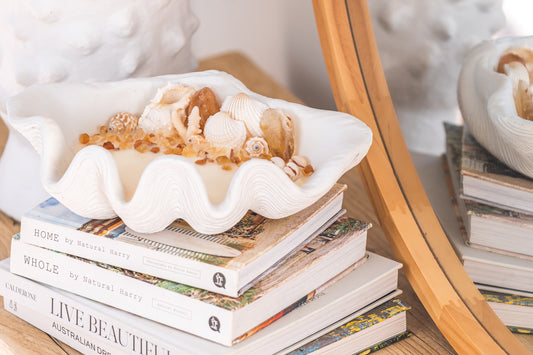 Citrine Clam Shell Soy Candle