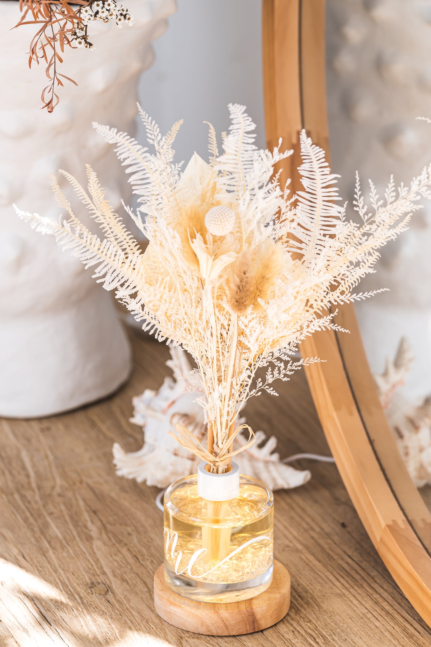 Clear Quartz Crystal Reed Diffuser