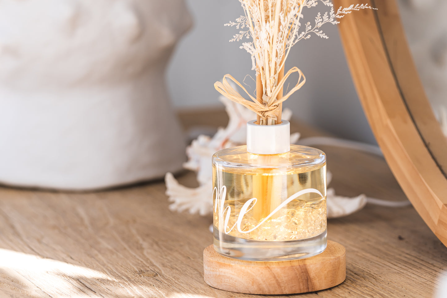 Clear Quartz Crystal Reed Diffuser