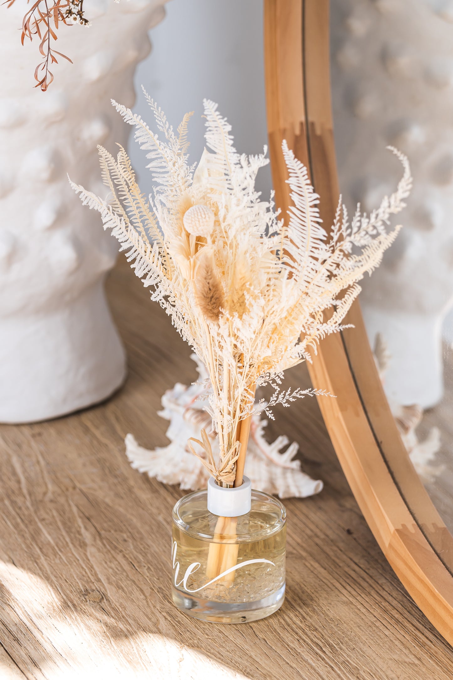 Clear Quartz Crystal Reed Diffuser